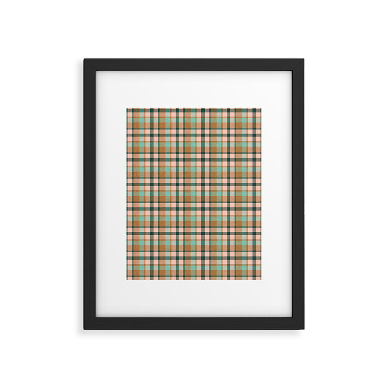 celtic plaid bronze Framed Art Print Gallery Image 6