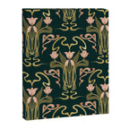 Deco Tulip Bloom - Art Deco Floral Nouveau Deep Forest Canvas Print Gallery Image 8