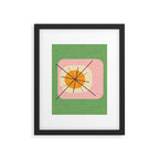 Flower Eggs Green-Pink Framed Art Print Gallery Image 6