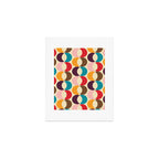 Mid Century Modern Circles Art Print Gallery Image 1