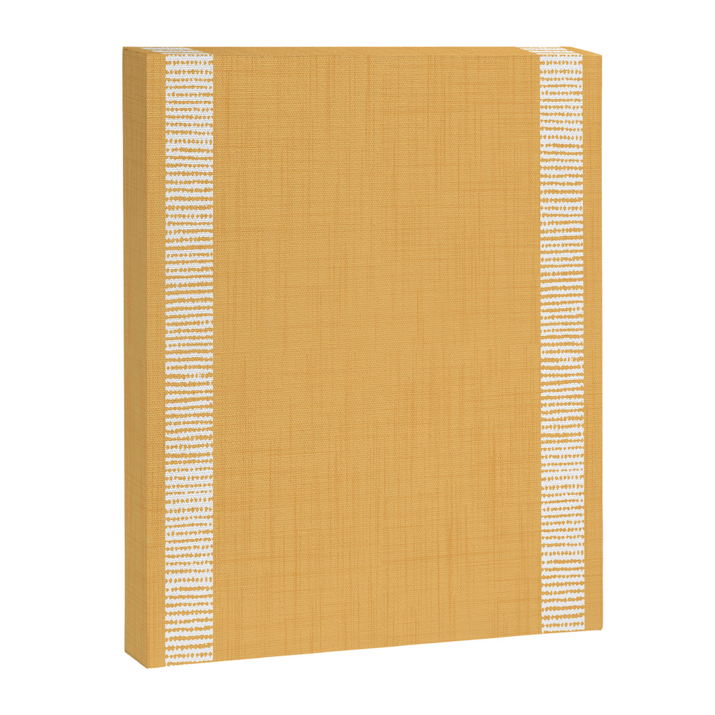 Modern Boho Serenity Stripes Butter Yellow Canvas Print Gallery Image 8