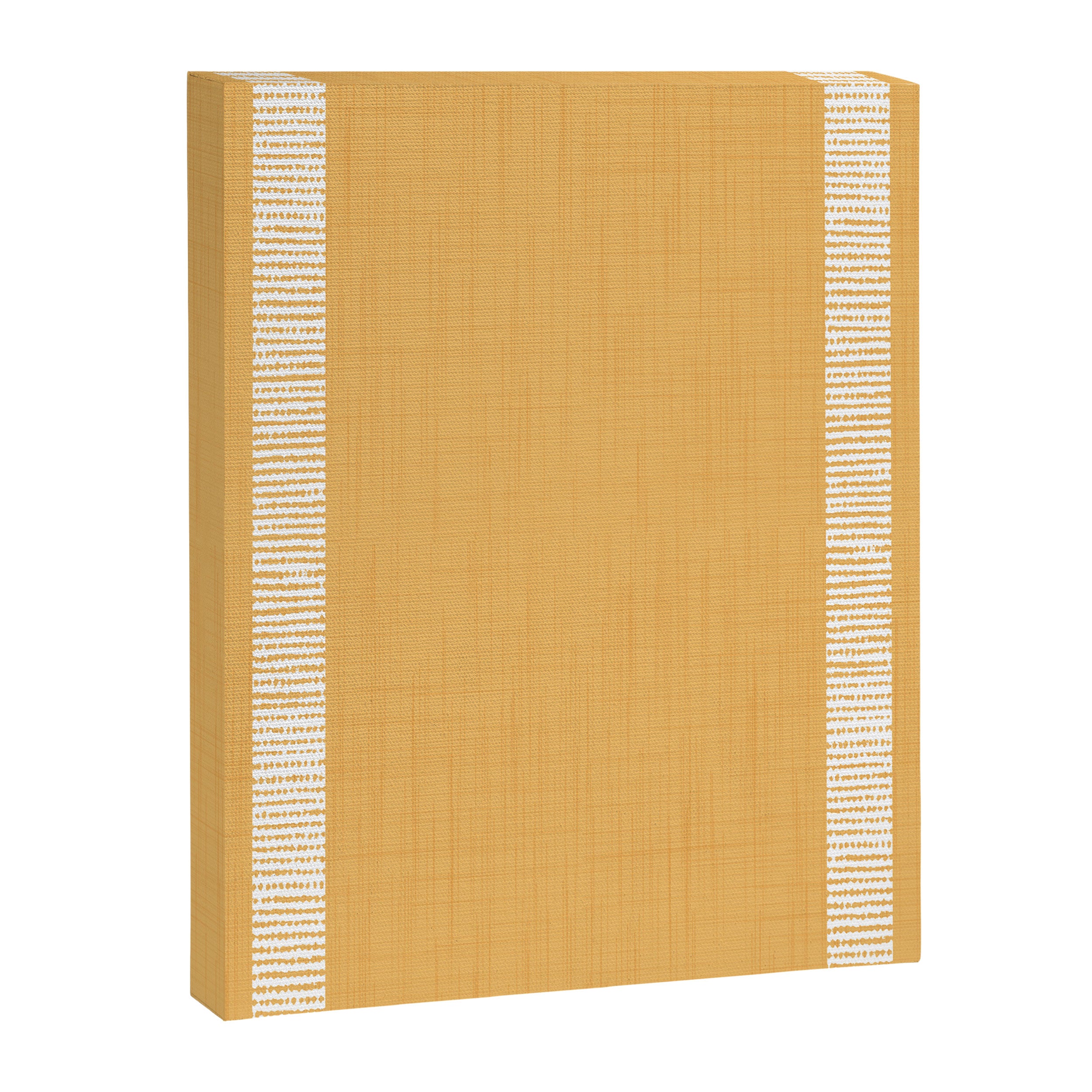 Modern Boho Serenity Stripes Butter Yellow Canvas Print Gallery Image 8