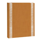Modern Boho Serenity Stripes Caramel Brown Canvas Print Gallery Image 8