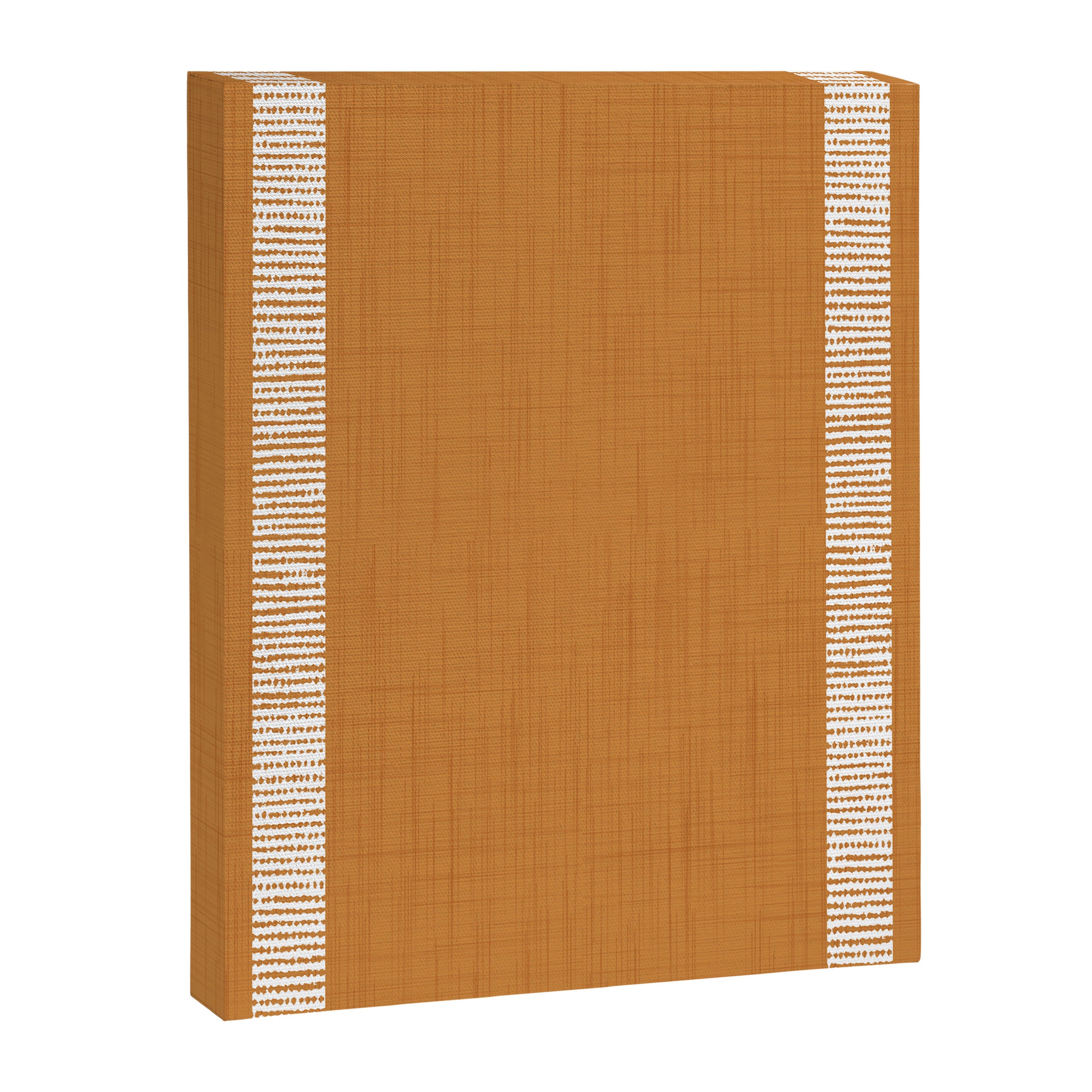 Modern Boho Serenity Stripes Caramel Brown Canvas Print Gallery Image 8