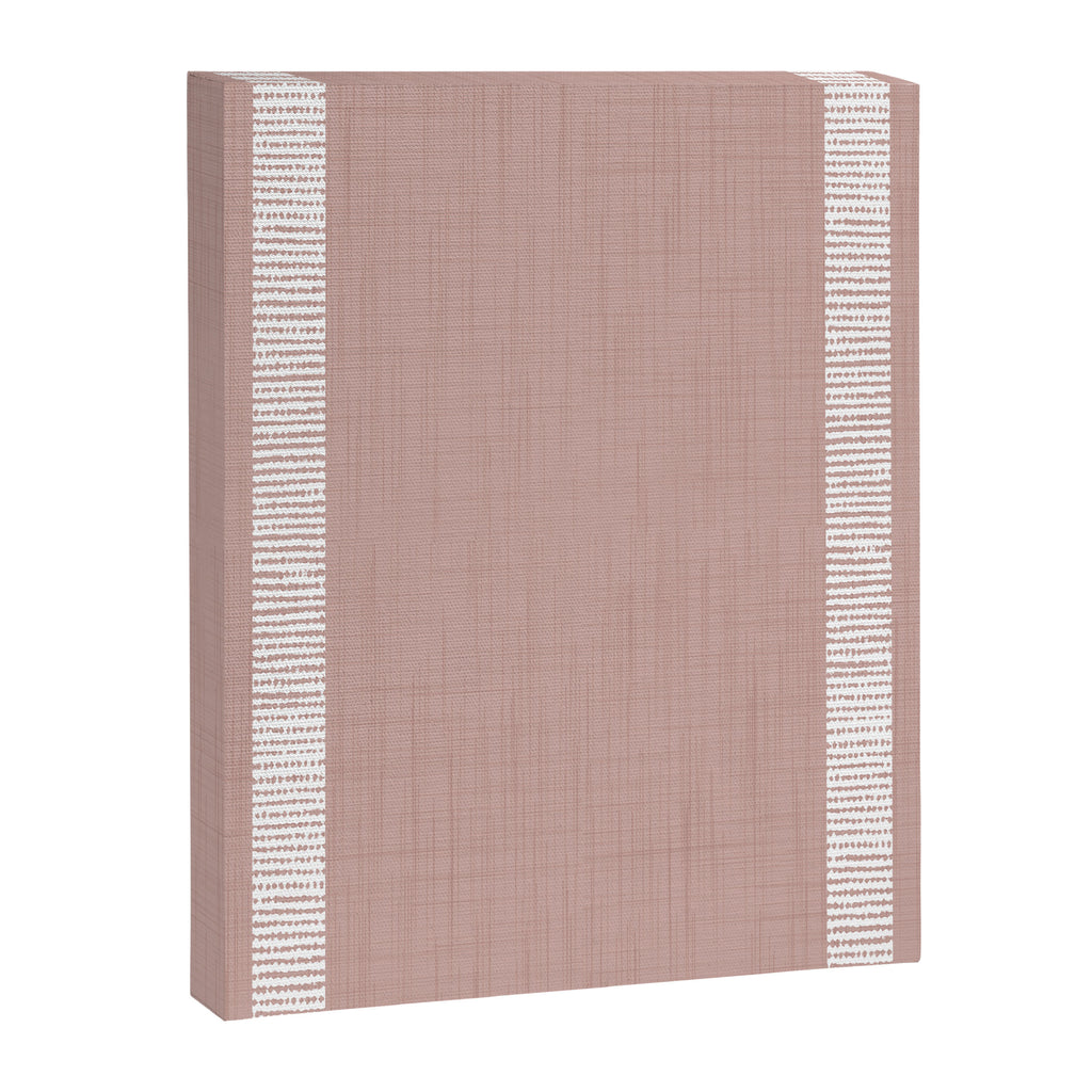 Modern Boho Serenity Stripes Mauve Canvas Print Gallery Image 8