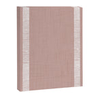 Modern Boho Serenity Stripes Mauve Canvas Print Gallery Image 8