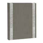 Modern Boho Serenity Stripes Muted Grey  Canvas Print Gallery Image 8