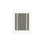Modern Boho Serenity Stripes Muted Grey  Art Print Gallery Image 1