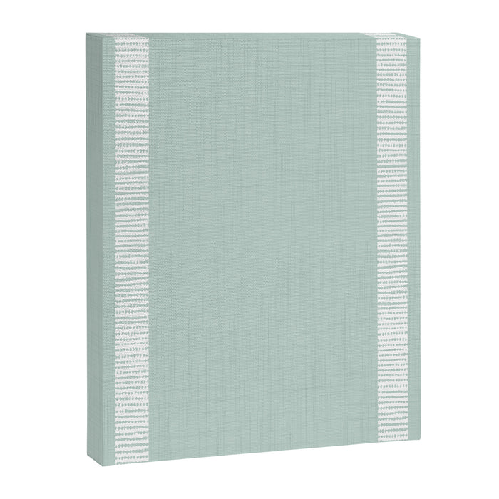 Modern Boho Serenity Stripes Soft Blue Canvas Print Gallery Image 1