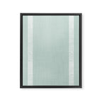 Modern Boho Serenity Stripes Soft Blue Framed Canvas Print Gallery Image 8