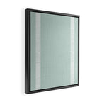 Modern Boho Serenity Stripes Soft Blue Framed Canvas Print Gallery Image 2