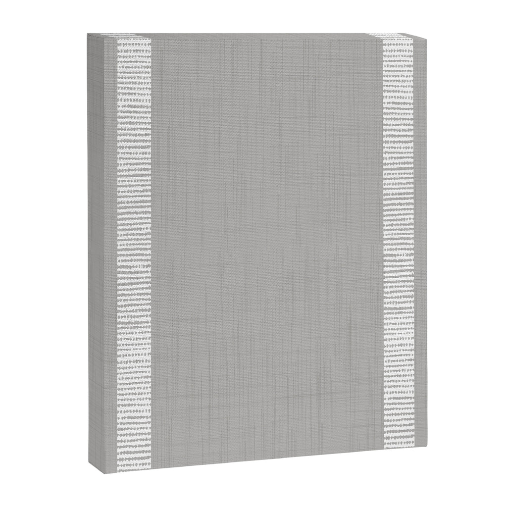 Modern Boho Serenity Stripes Soft Grey  Canvas Print Gallery Image 8