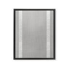Modern Boho Serenity Stripes Soft Grey  Framed Canvas Print Gallery Image 8