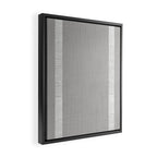 Modern Boho Serenity Stripes Soft Grey  Framed Canvas Print Gallery Image 2
