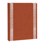 Modern Boho Serenity Stripes Terracotta  Canvas Print Gallery Image 8