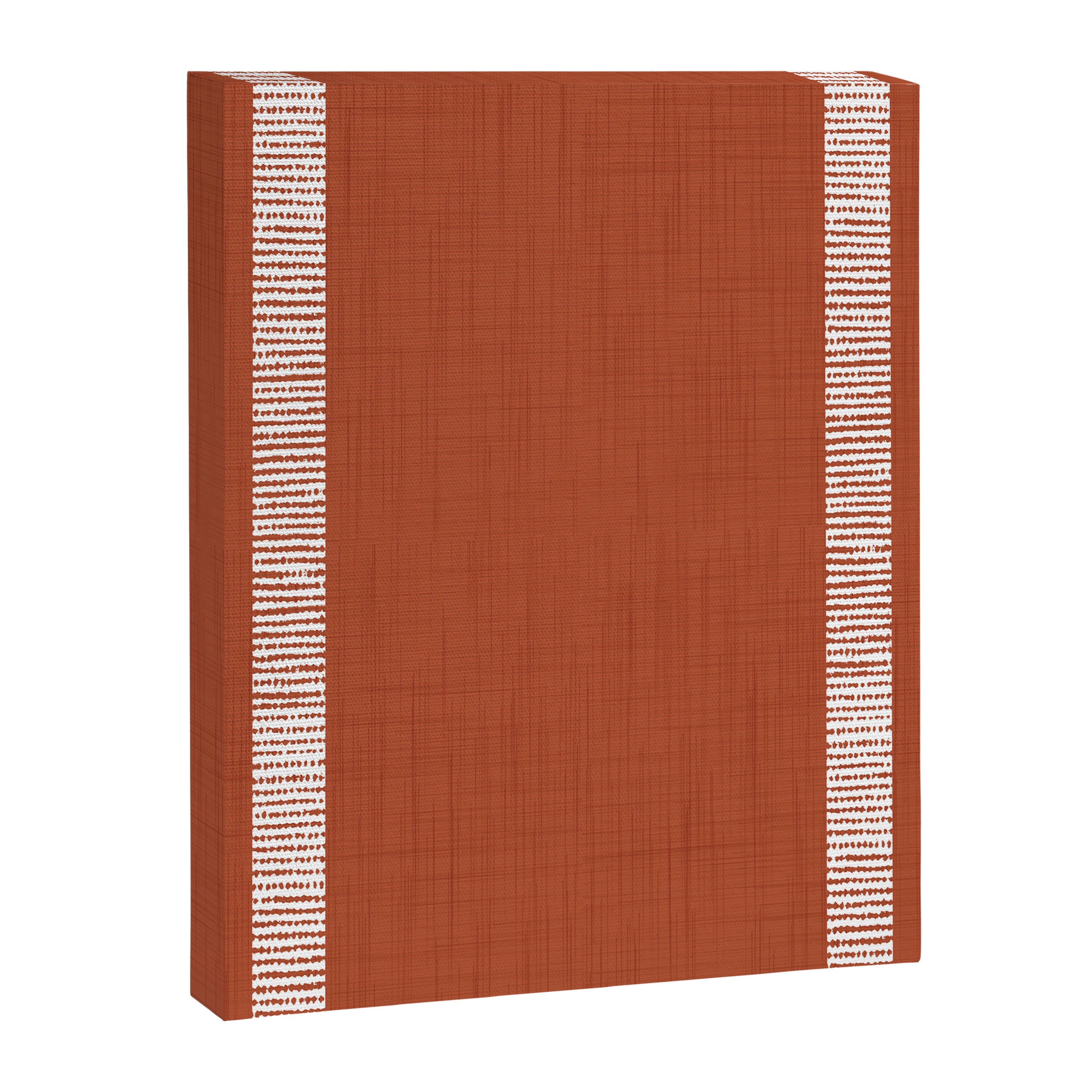 Modern Boho Serenity Stripes Terracotta  Canvas Print Gallery Image 8
