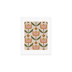 Retro Tulip Bloom - Mid Century Modern Floral Art Print Gallery Image 1