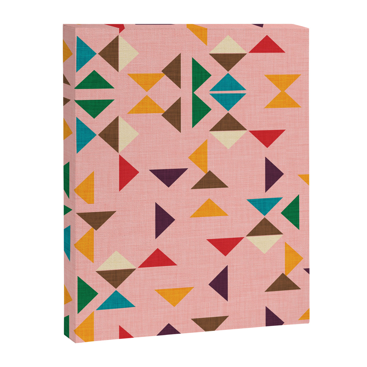 Triangle mod pink Canvas Print Gallery Image 8