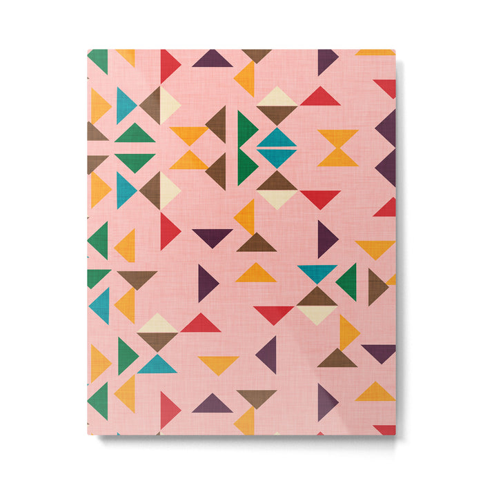 Triangle mod pink Metal Print Gallery Image 1