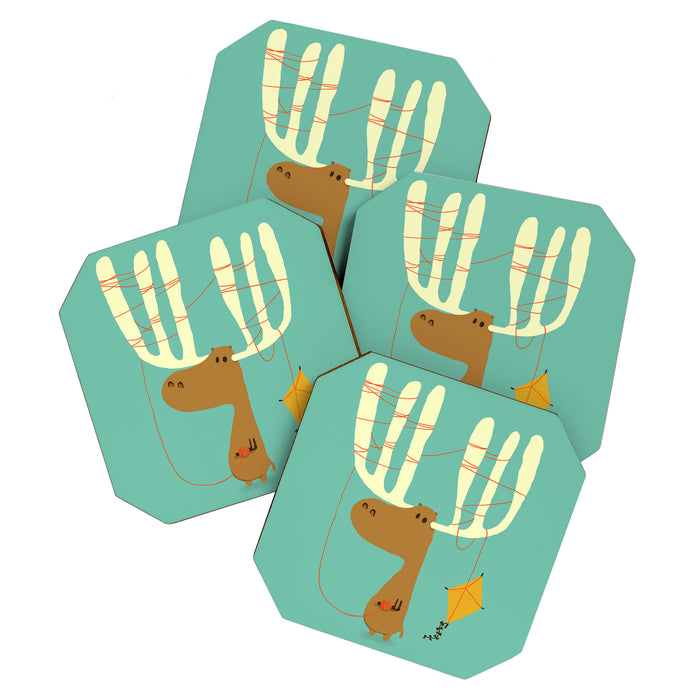A moose ing Coaster Gallery Image 1