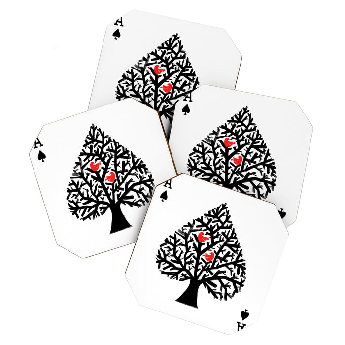 Ace of spade Coaster Gallery Image 1