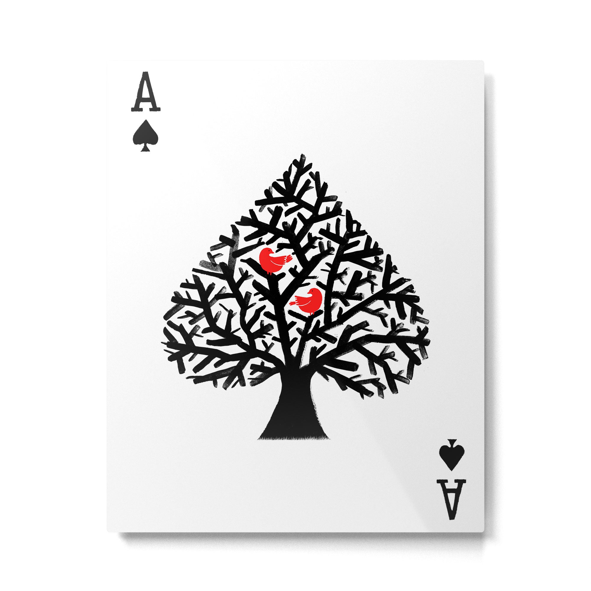 Ace of spade Metal Print Gallery Image 4