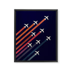 Aerial acrobat Framed Canvas Print Gallery Image 6