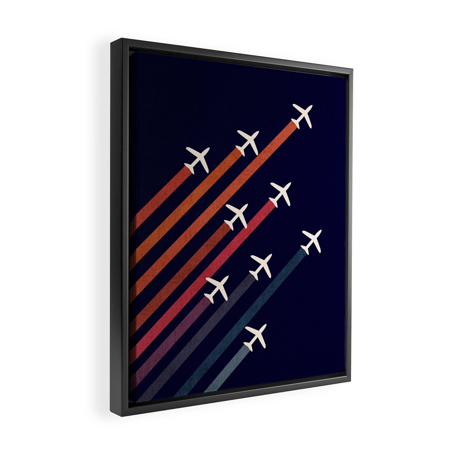Aerial acrobat Framed Canvas Print Gallery Image 2