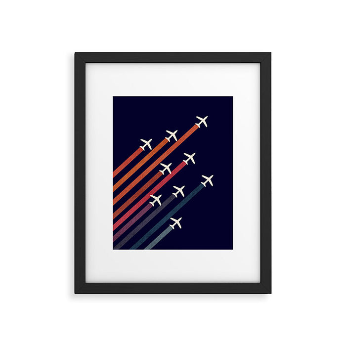 Aerial acrobat Framed Art Print Gallery Image 1