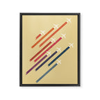 Aerial display (ver.2) Framed Canvas Print Gallery Image 6