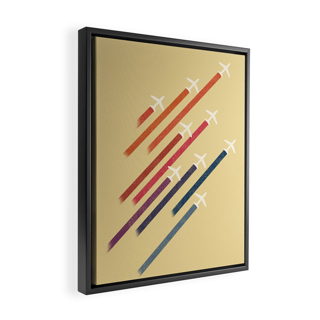 Aerial display (ver.2) Framed Canvas Print Gallery Image 2