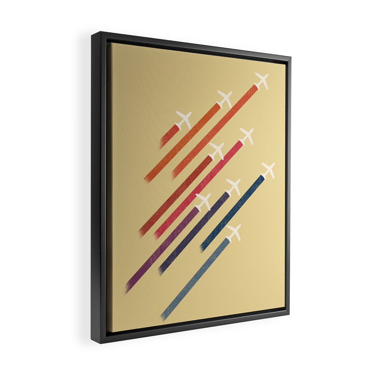 Aerial display (ver.2) Framed Canvas Print Gallery Image 2