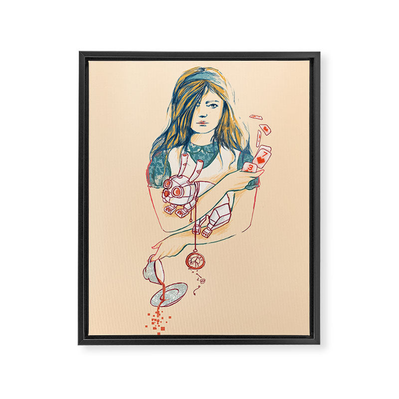 Alice Framed Canvas Print Gallery Image 6