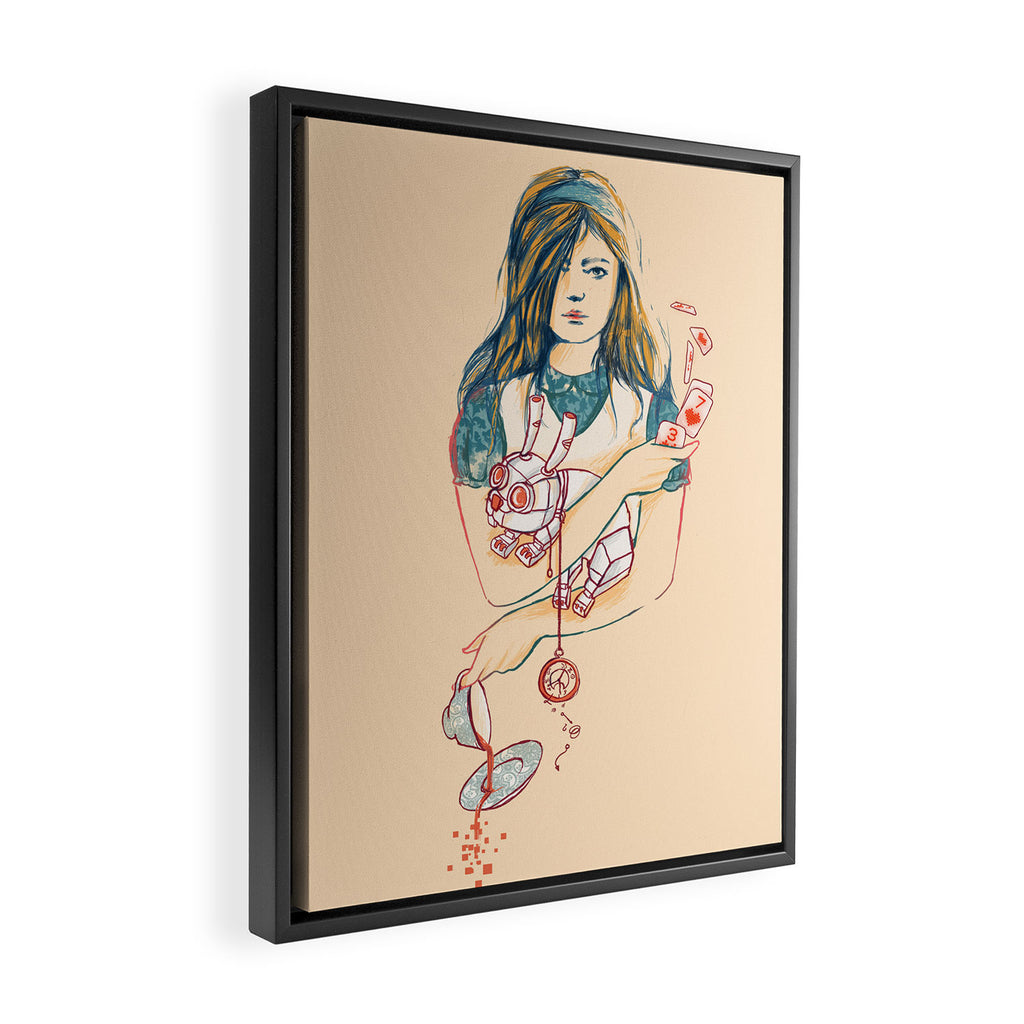 Alice Framed Canvas Print Gallery Image 2
