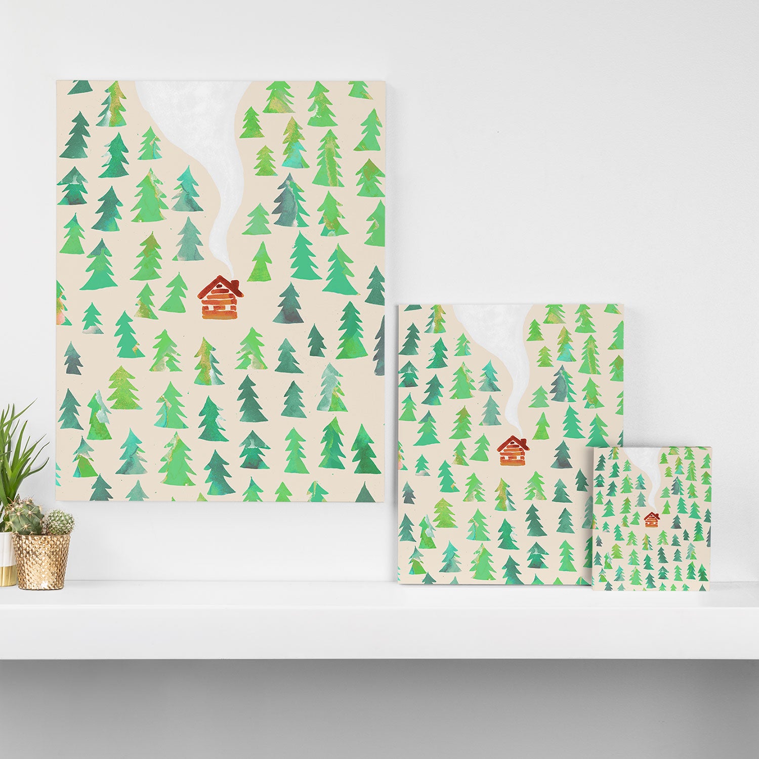 Alone in the woods Canvas Print Gallery Image 3