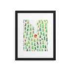 Alone in the woods Framed Art Print Gallery Image 5