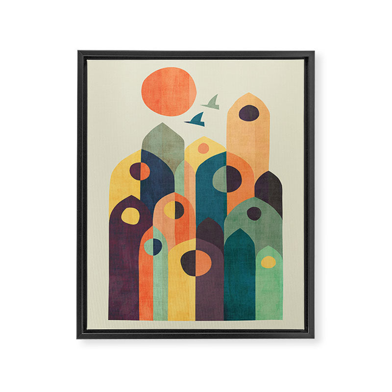 Ancient city Framed Canvas Print Gallery Image 6