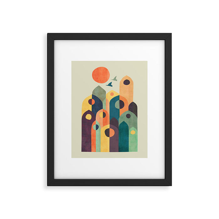 Ancient city Framed Art Print Gallery Image 1