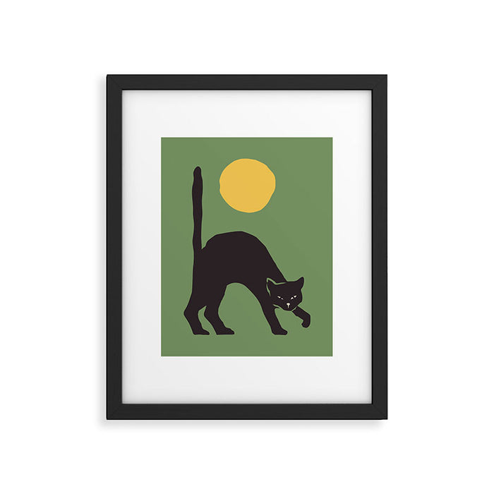 Angry Cat Framed Art Print Gallery Image 1