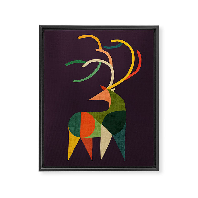 Antler Framed Canvas Print Gallery Image 6