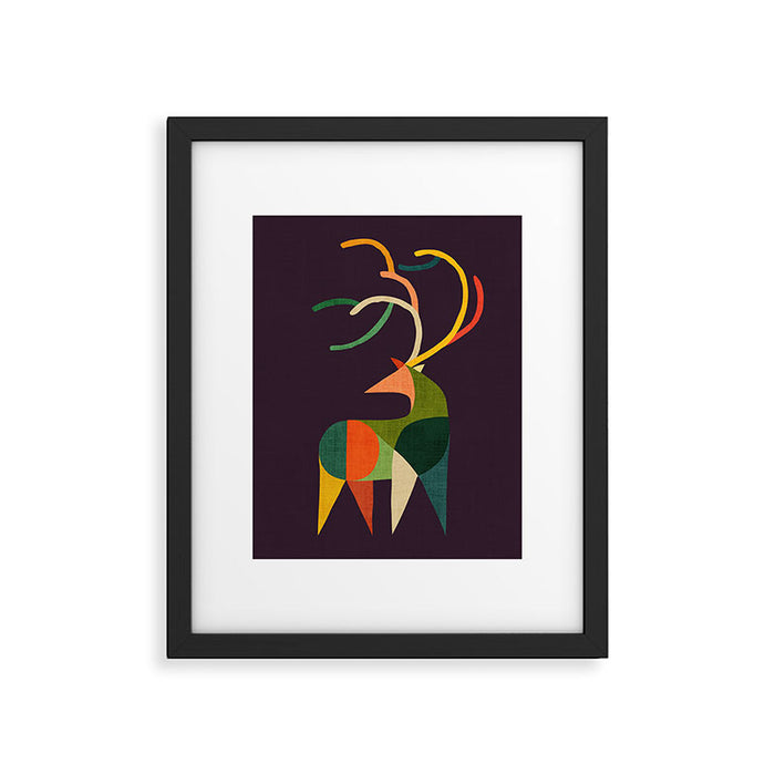 Antler Framed Art Print Gallery Image 1