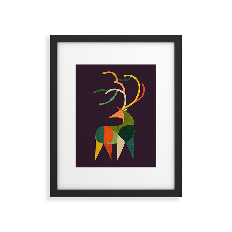 Antler Framed Art Print Gallery Image 5