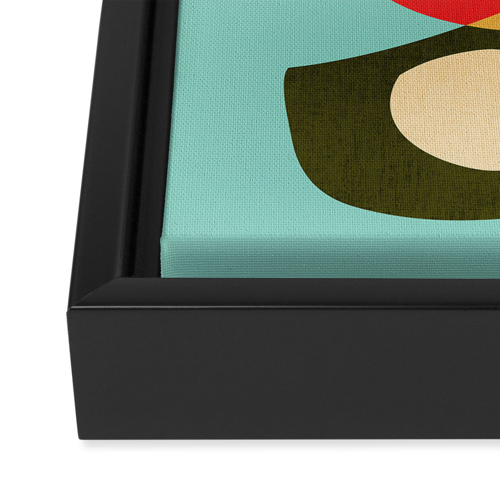 Apple Slices Framed Canvas Print Gallery Image 3