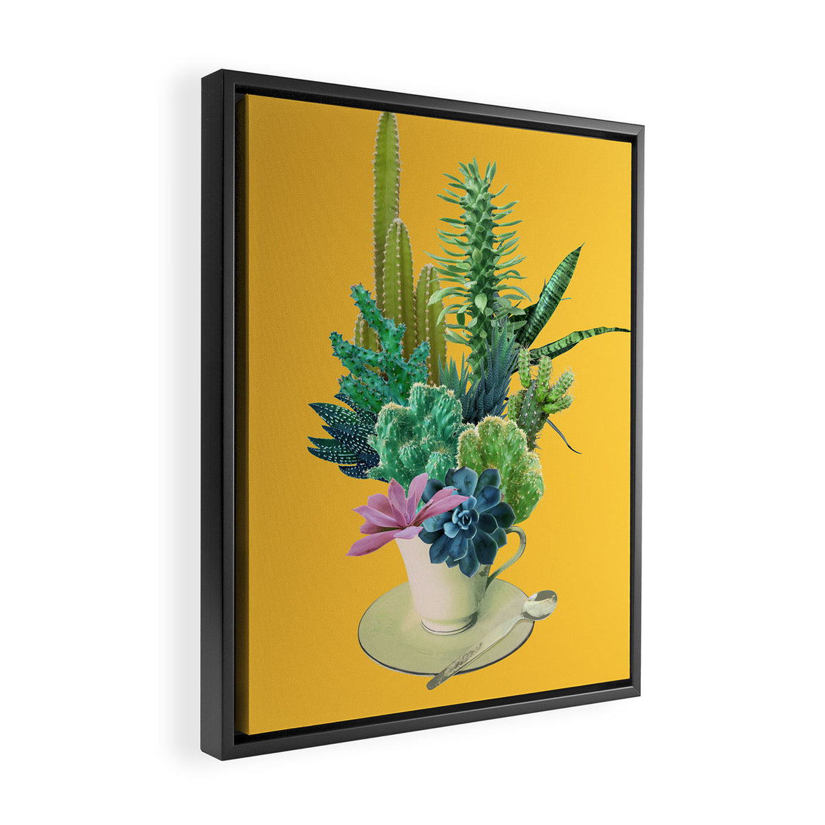 Arid garden Framed Canvas Print Gallery Image 2
