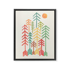 Arrow forest Framed Canvas Print Gallery Image 6