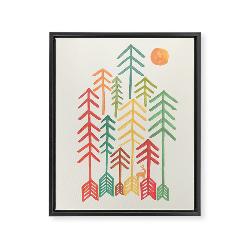 Arrow forest Framed Canvas Print Gallery Image 6