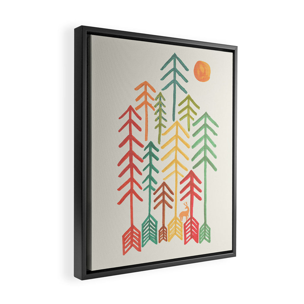 Arrow forest Framed Canvas Print Gallery Image 2
