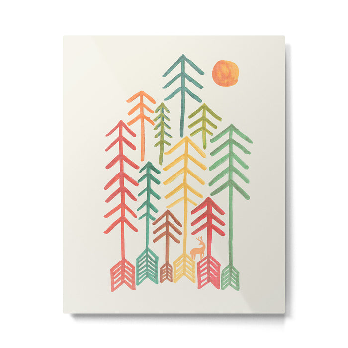 Arrow forest Metal Print Gallery Image 1