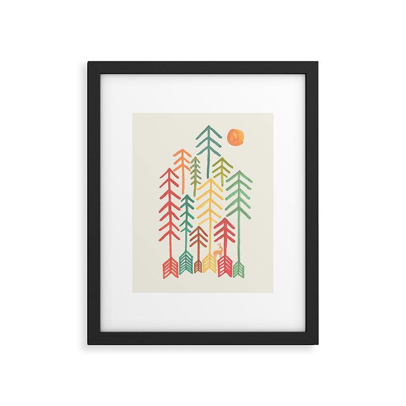 Arrow forest Framed Art Print Gallery Image 5