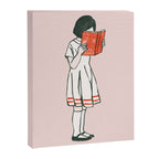 Avid reader Canvas Print Gallery Image 6
